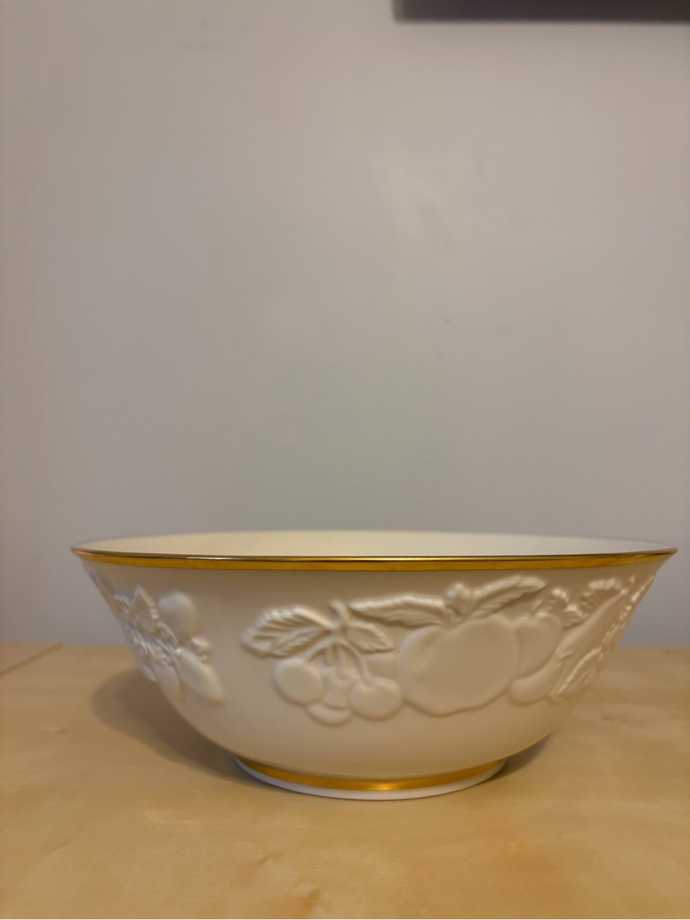 Lenox Serving bowl with gold trim